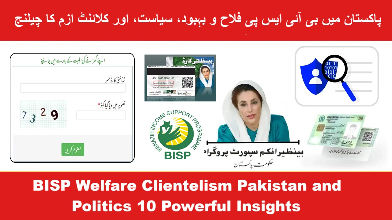 BISP Welfare Clientelism Pakistan